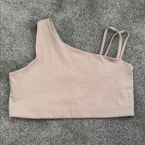 H&M One-Shoulder Top in Light Pink